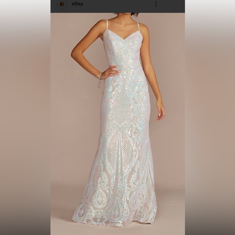 Sequin Iridescent Gown